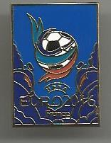 Badge European Championship France 2016 blue